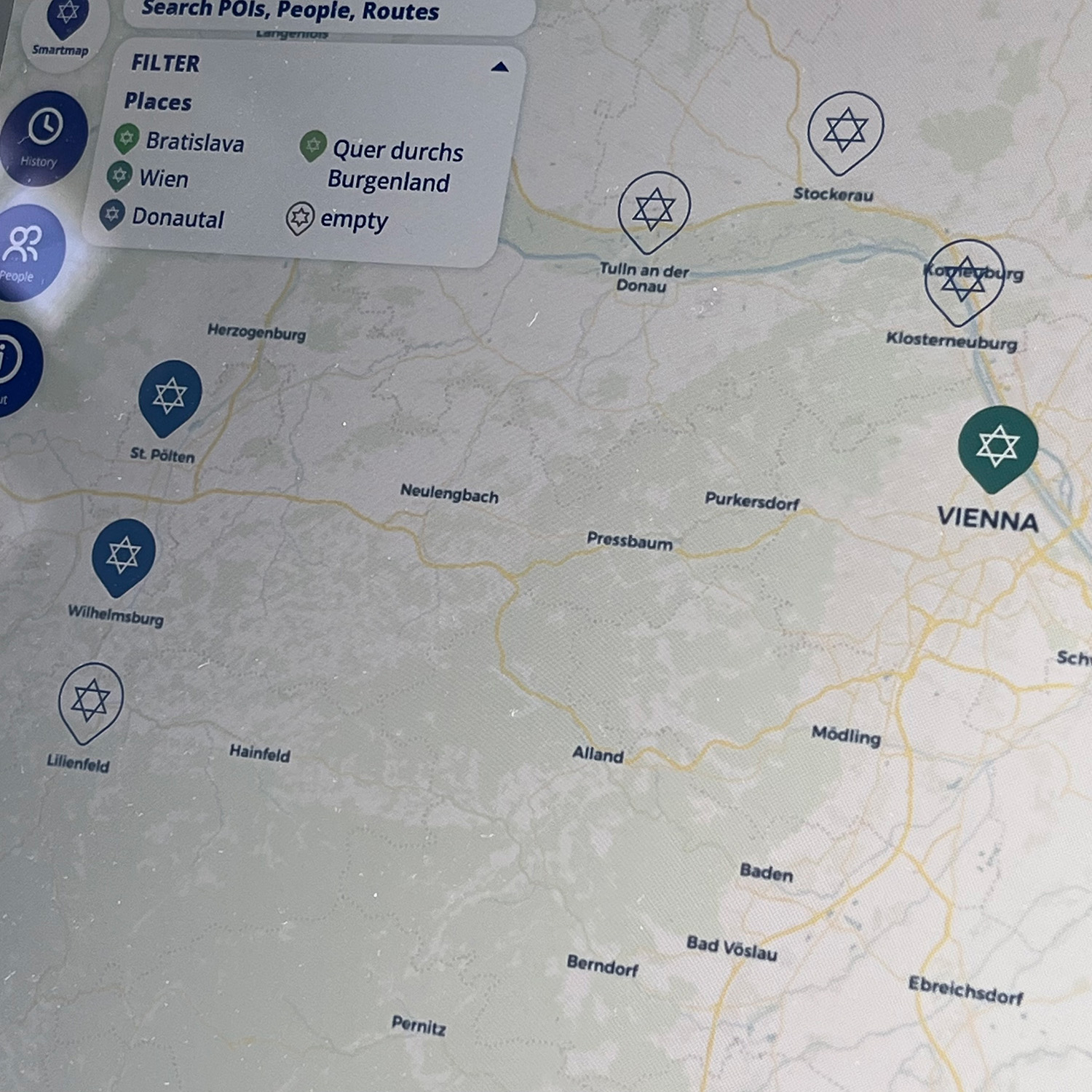 Smartmap of Jewish History